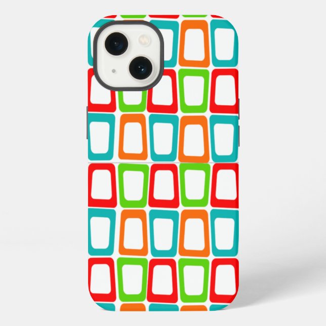 Small Skewed Rectangles  iPhone Case (Back)