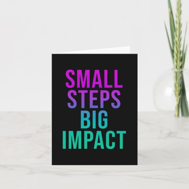 Small Steps3  Card (Front)
