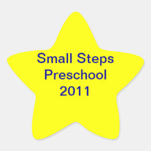 Small Steps 2011 Star Sticker