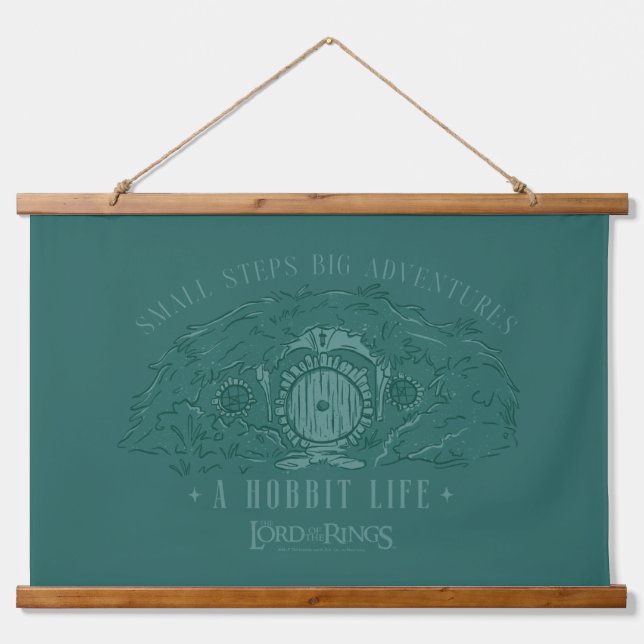 Small Steps, Big Adventures - A Hobbit Life Hanging Tapestry (Front)