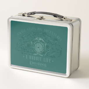 Small Steps, Big Adventures - A Hobbit Life Metal Lunch Box