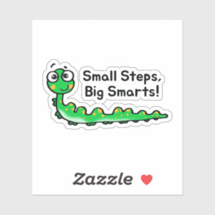 Small Steps Big Smarts Caterpillar Cartoon