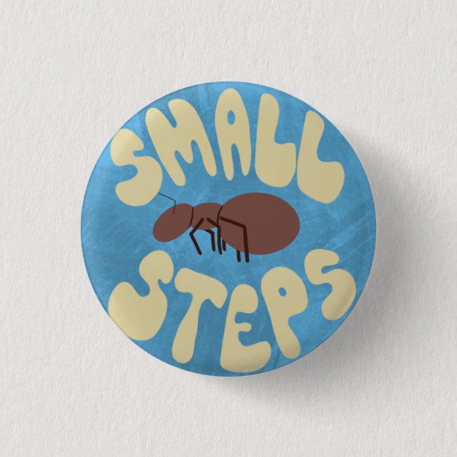 Small Steps Button (Front)