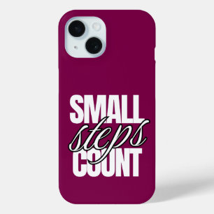 SMALL STEPS COUNTS iPhone 15 CASE