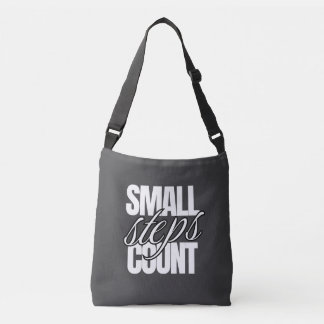 SMALL STEPS COUNTS CROSSBODY BAG