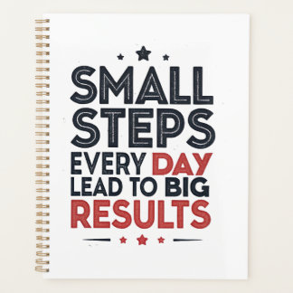 Small Steps Every Day Lead – Motivational Quote De Planner