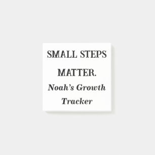 Small Steps Matter – Custom Progress Sticky Note
