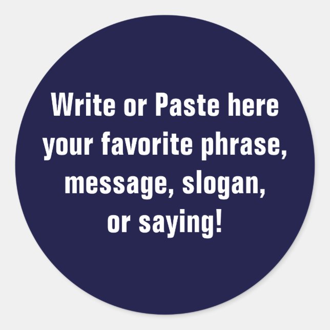 Small Sticker (1½ Inch) (Front)