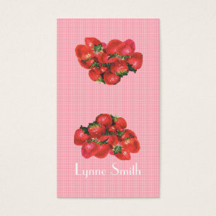 Small Strawberries Bookmark - add your own magnet
