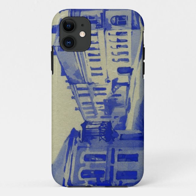 Small streets in the old town Case-Mate iPhone case (Back)