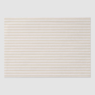 Small Stripes Beige Ivory Tissue Paper