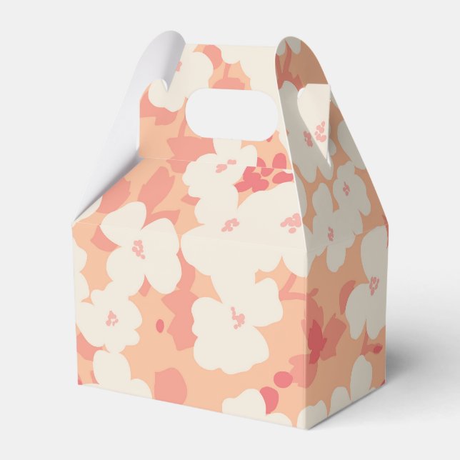 Small summer flowers favour box (Front Side)