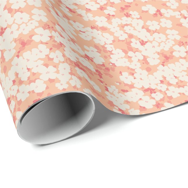 Small summer flowers wrapping paper (Roll Corner)