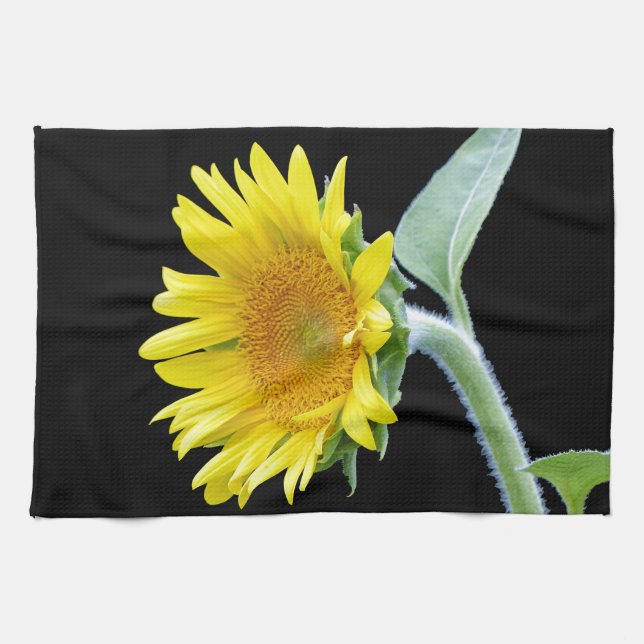 Small Sunflower Tea Towel (Horizontal)