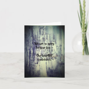 small Sympathy card by dalDesignNZ