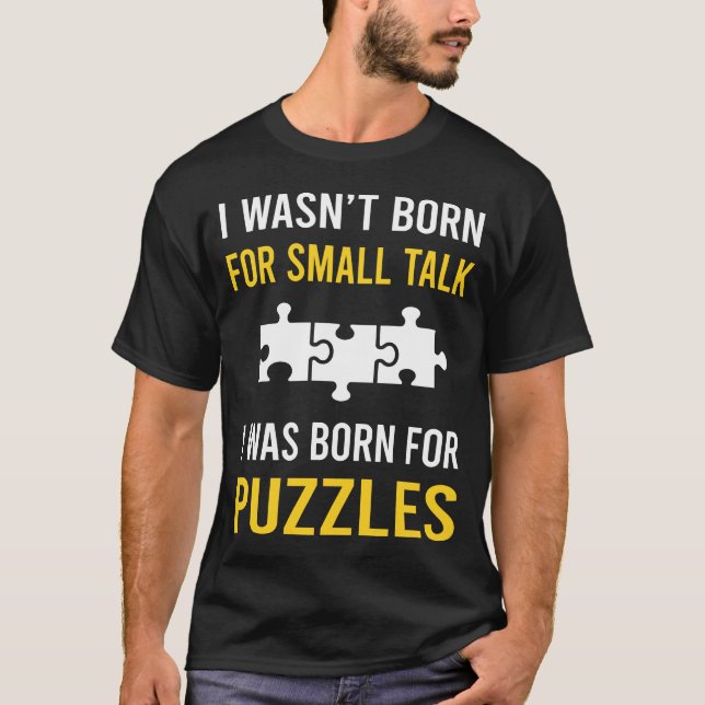 Small Talk Puzzles T-Shirt (Front)