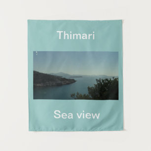 Small tapestry sea view