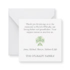 Small Thank You Irish Celtic Knot Funeral