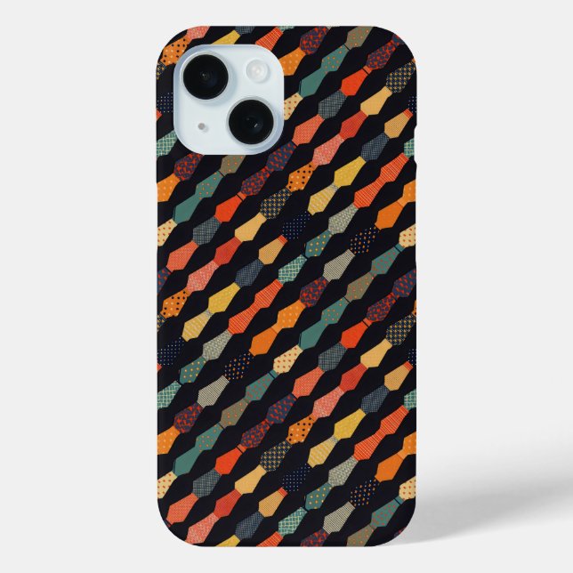 Small Ties Pattern Case-Mate iPhone Case (Back)