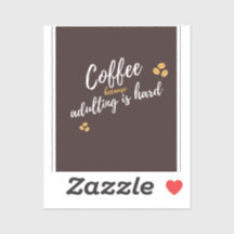 Small Tiny Stickers- Coffee