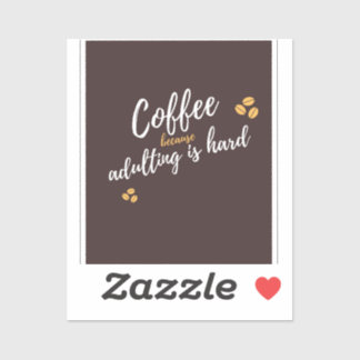 Small Tiny Stickers- Coffee