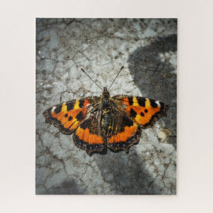 Small Tortoiseshel Butterfly Jigsaw Puzzle
