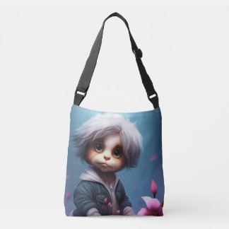 Small Tote Bag with white trim