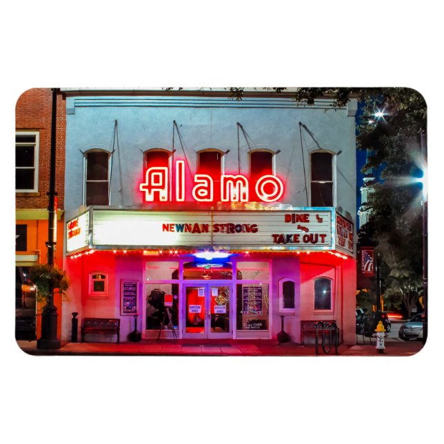 SMALL TOWN ALAMO Flexible Photo Magnet (Horizontal)