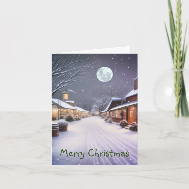 Small Town Christmas Card (Front)