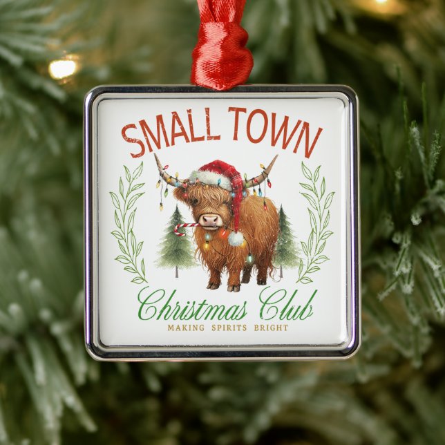 Small Town Country Club Metal Tree Decoration (Tree)