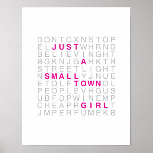 Small Town Girl Print