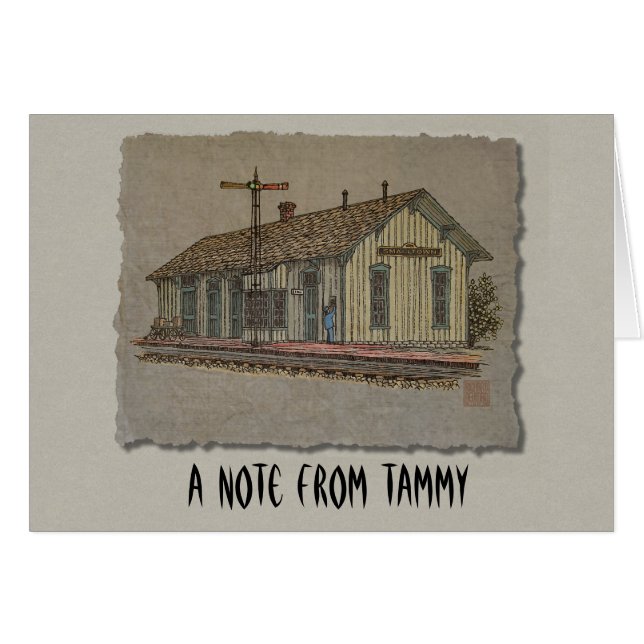 Small Town Train Station (Front Horizontal)