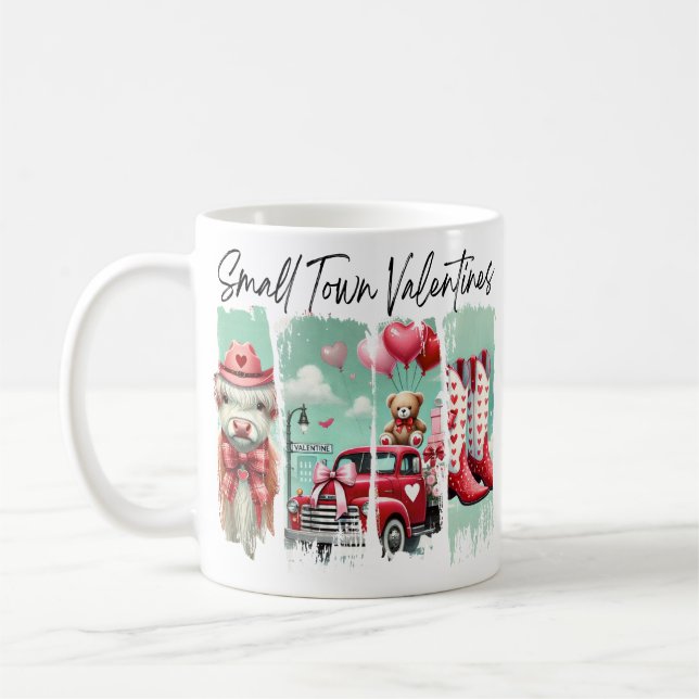 Small Town Valentines Coffee Mug  (Left)