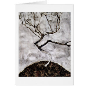 Small Tree In Late Autumn By Egon Schiele