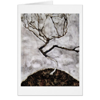 Small Tree In Late Autumn By Egon Schiele