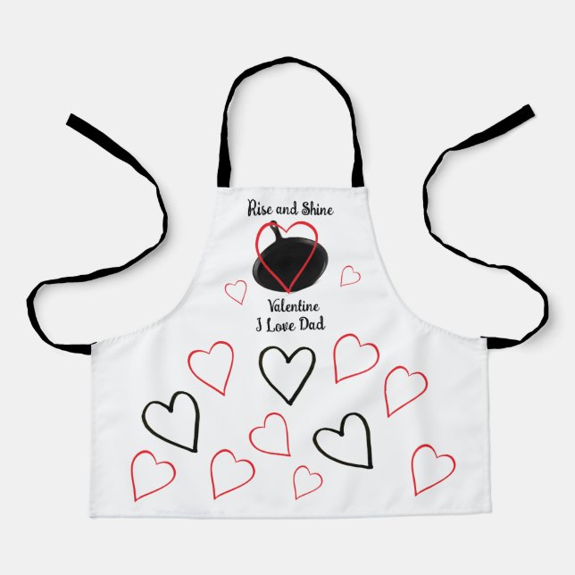 Small Valentine Apron for the Vintage Lover (Front)