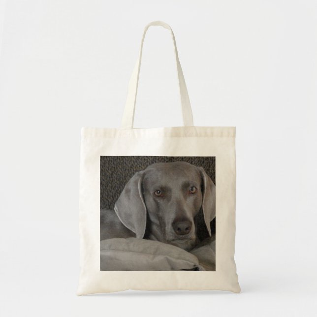 Small Weimaraner Tote Bag (Front)