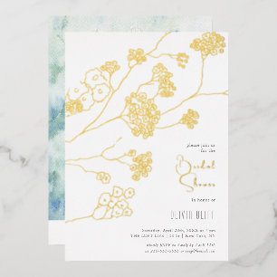 Small White Flowers Bridal Shower