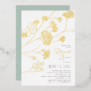 Small White Flowers Rehearsal Dinner