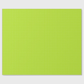Small White Polkadots On Lime Green Wrapping Paper