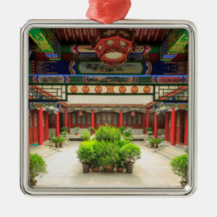 Small Wild Goose Temple, China Metal Tree Decoration
