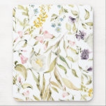 Small Wildflower Botanical Florals Mouse Mat<br><div class="desc">Small Wildflower Botanical Florals</div>