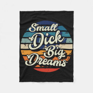Small Willy Big Dreams Fleece Blanket