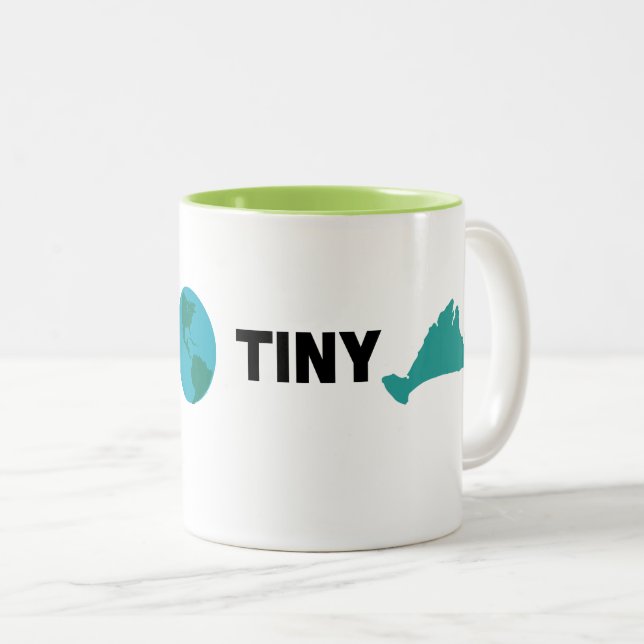 Small World, Tiny Island Mug (Front Right)