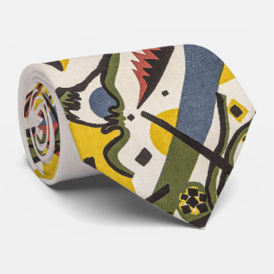 Small Worlds I - Wassily Kandinsky Neck Tie