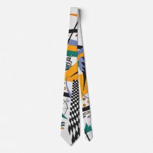 Small Worlds IV, Abstract, Wassily Kandinsky Tie