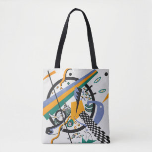 Small Worlds IV, Abstract, Wassily Kandinsky Tote Bag