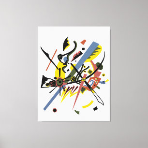 Small worlds, Vassily Kandinsky in digital colors Canvas Print