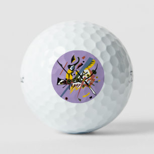 Small worlds, Vassily Kandinsky in digital colors Golf Balls