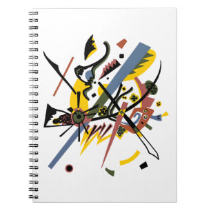 Small worlds, Vassily Kandinsky in digital colors Notebook